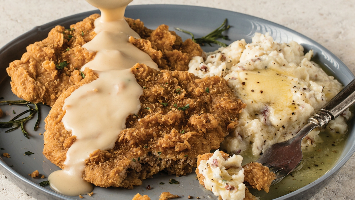 Air Fryer Chicken Fried Steak 1