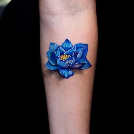 Realistic Blue Lotus